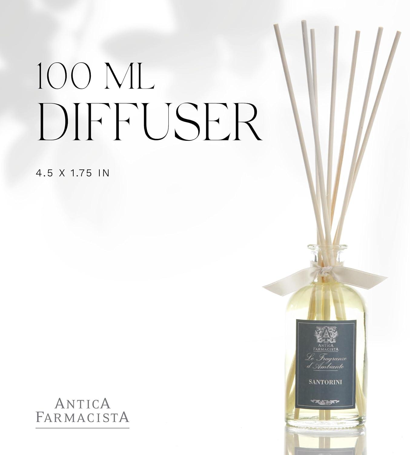 Santorini Essence 4" Luxe Reed Diffuser with Exotic Spices & Woods