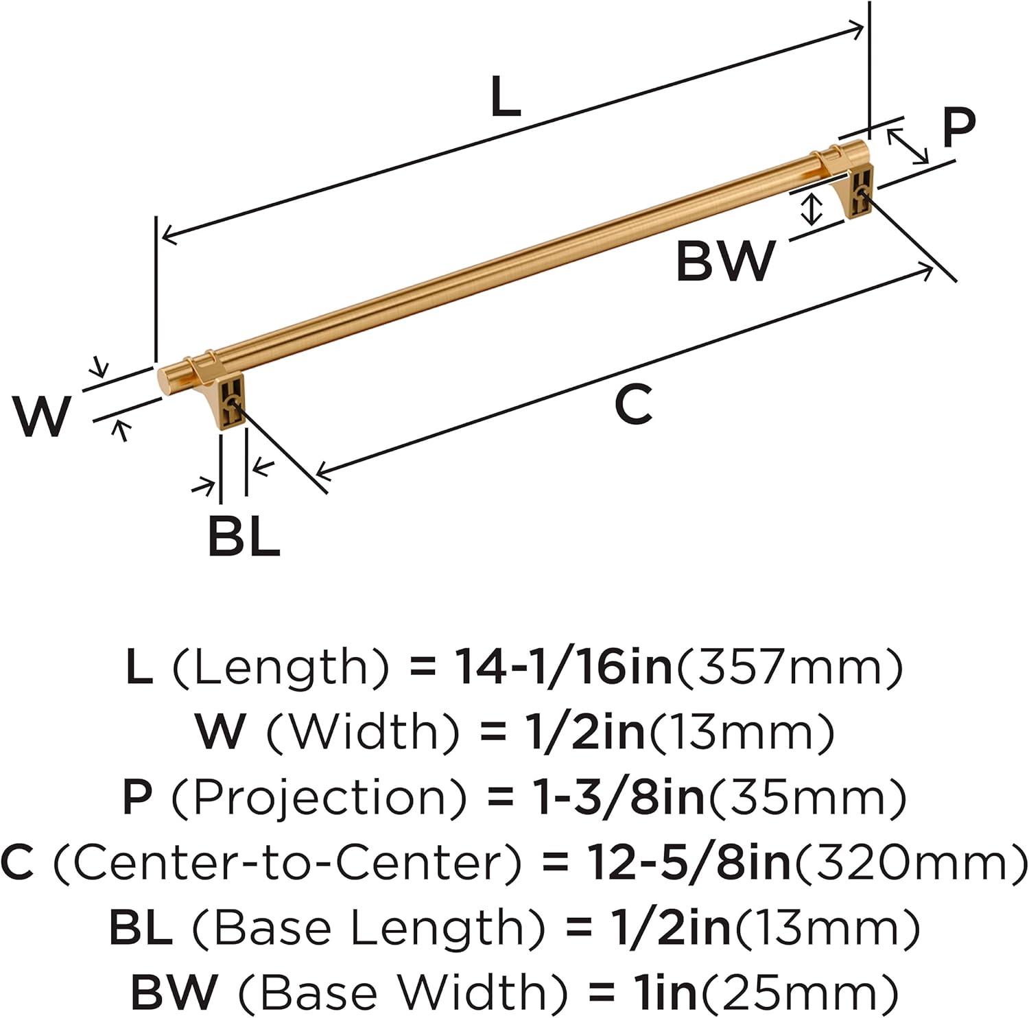 Davenport 12-5/8 inch (320mm) Center-to-Center