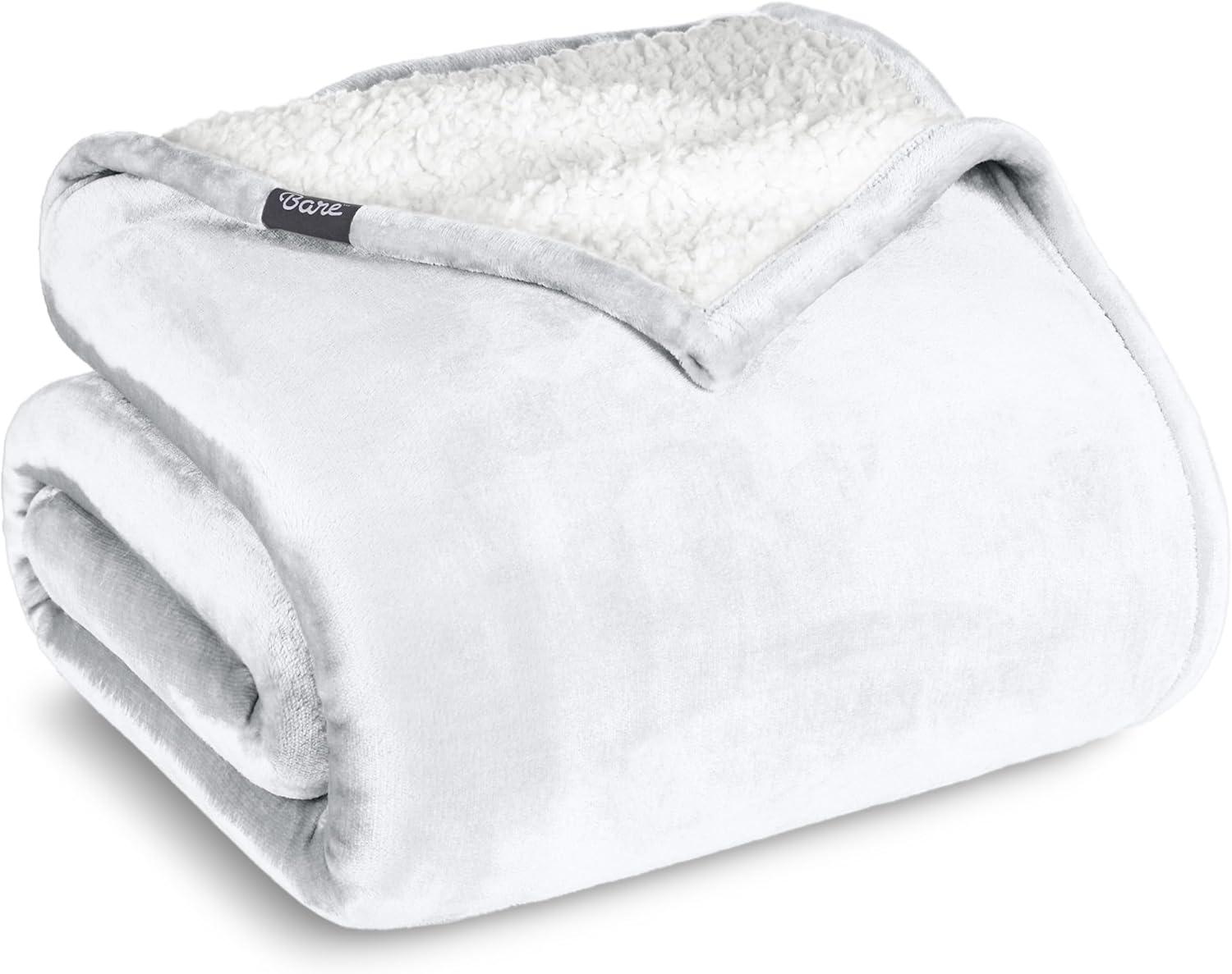 Bare Home Sherpa Fleece Blanket