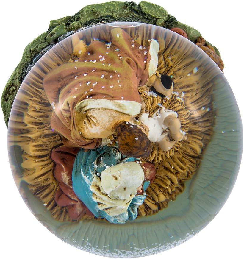 Kurt Adler Holy Family Musical Water Globe, 100mm