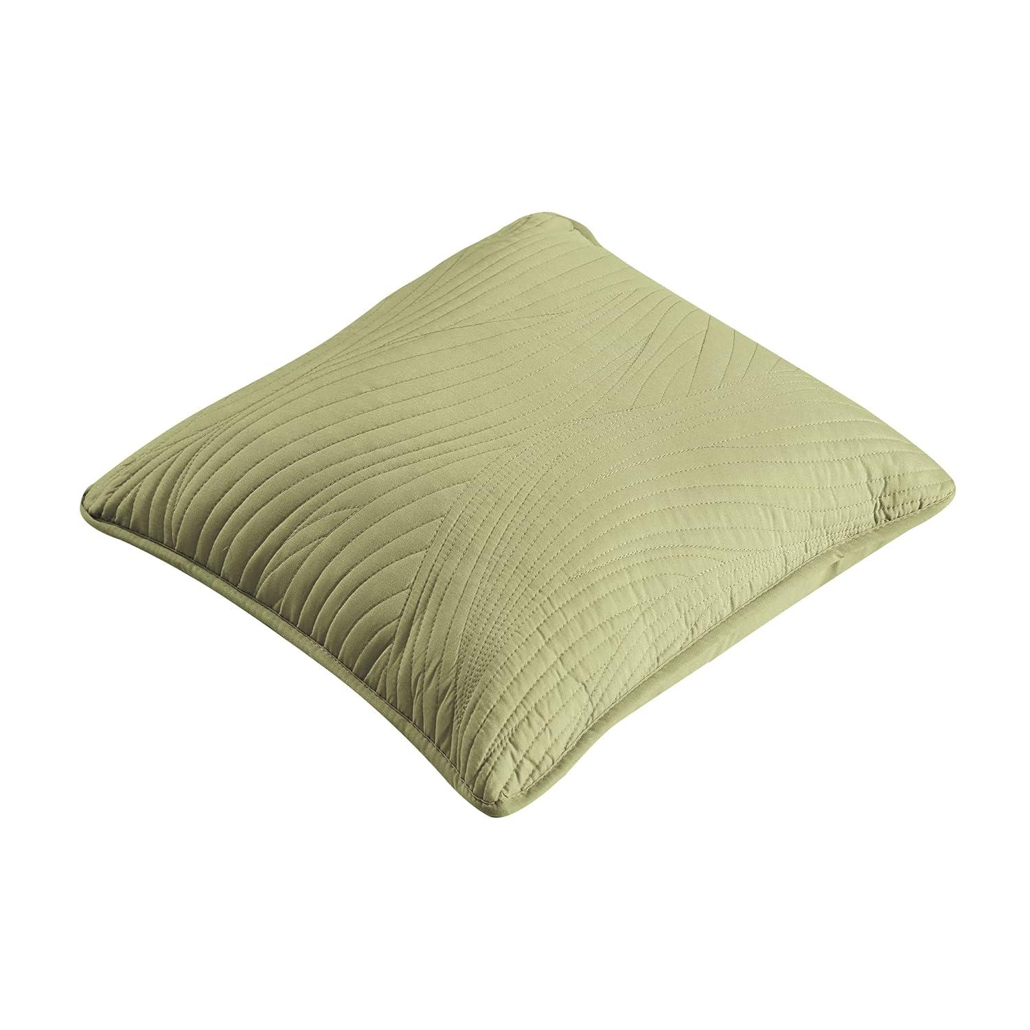 Brielle Stream Embroidered Reversible Throw Pillow