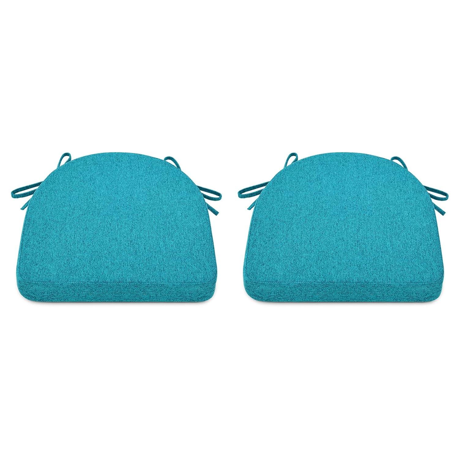 Chair Cushions for Dining Chairs Set of 2 - Blue
