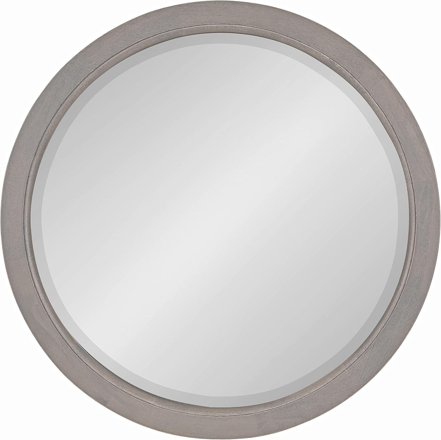 Hogan Round Framed Decorative Wall Mirror - Kate & Laurel All Things Decor