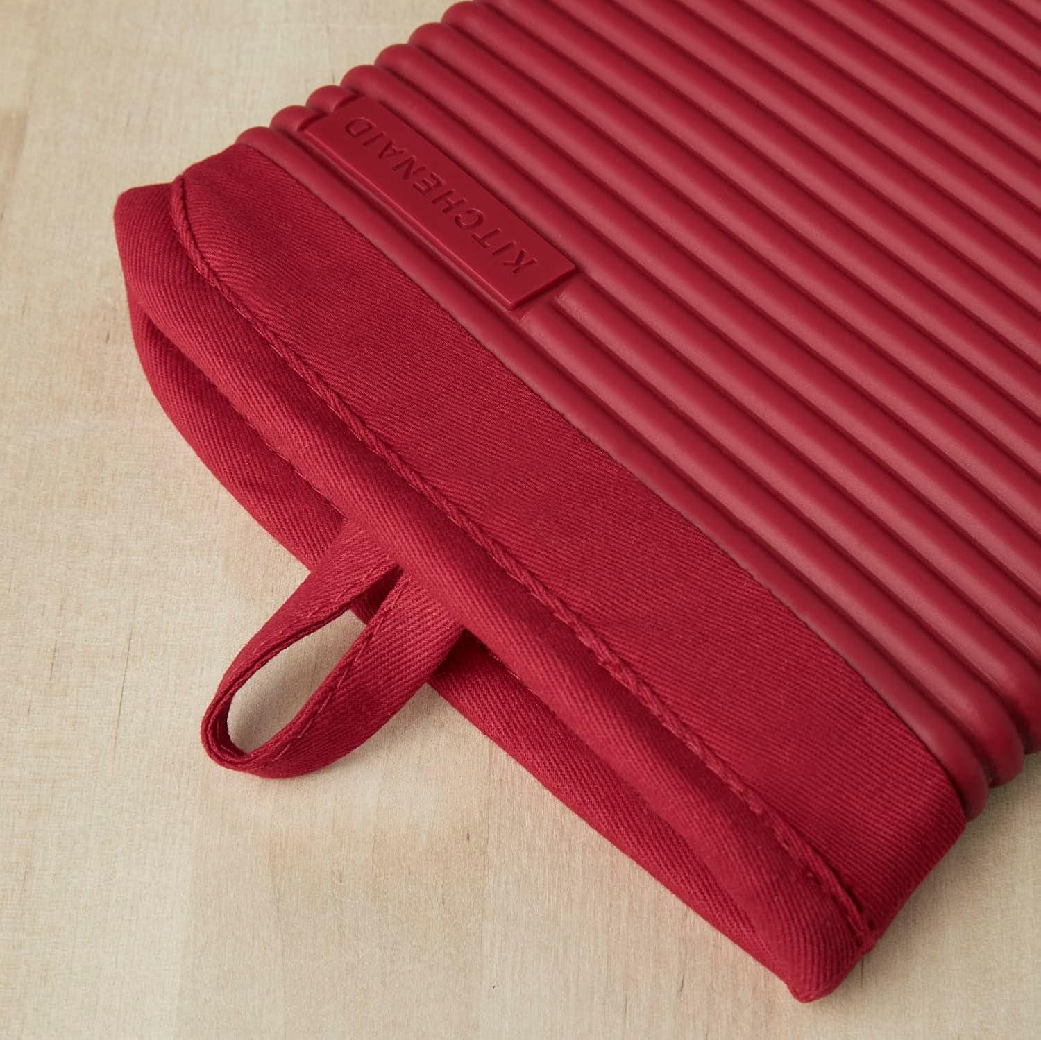 KitchenAid Ribbed Soft Silicone Oven Mitt