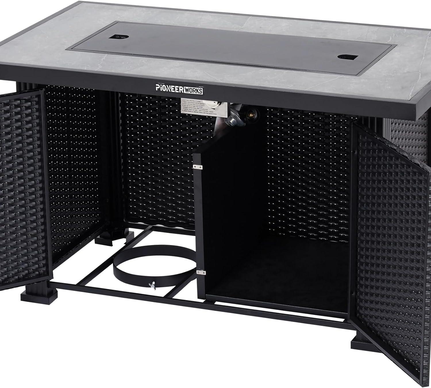 Yesurprise 25'' x 44'' Stainless Steel Fire Pit Accessory