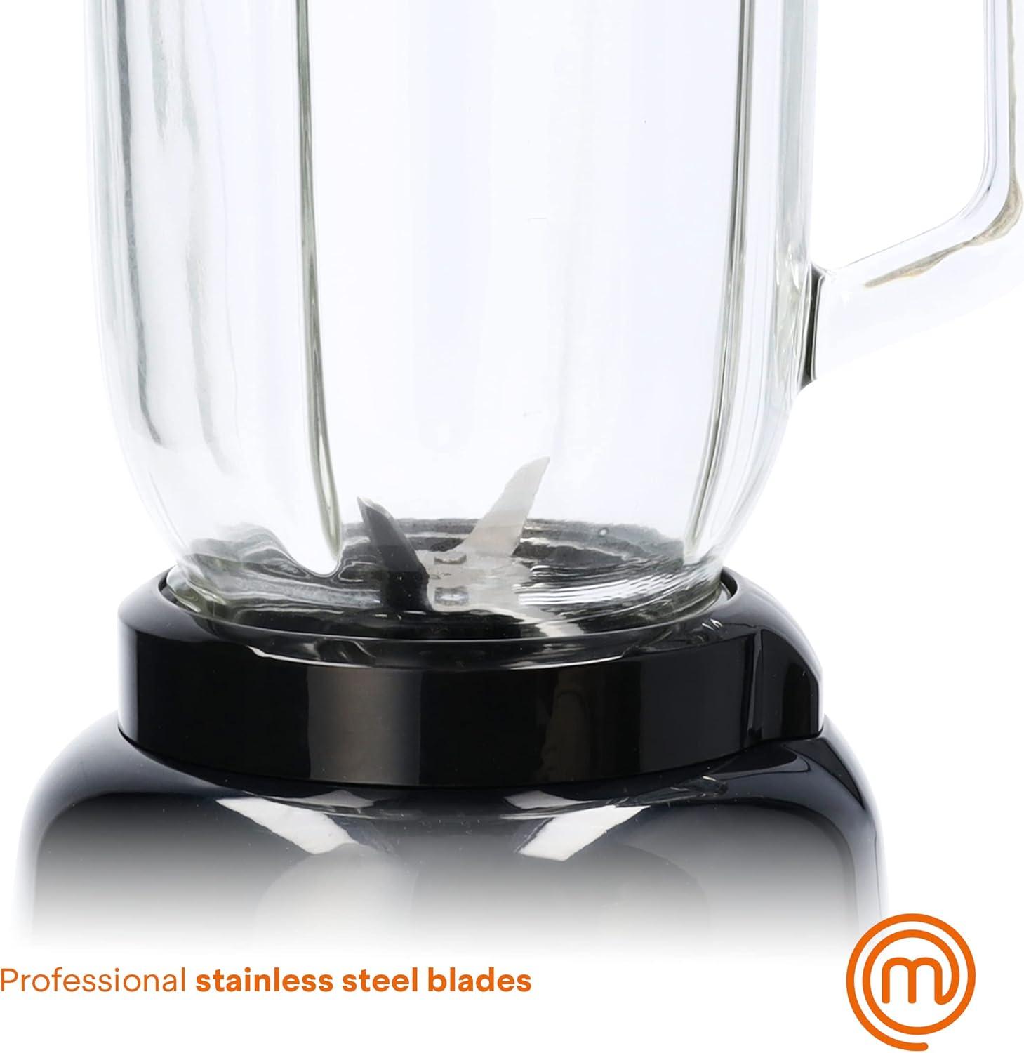 MasterChef 1.1-Qt. 300-Watt 2-Speed Table Blender with Glass Pitcher, VRD91910204001