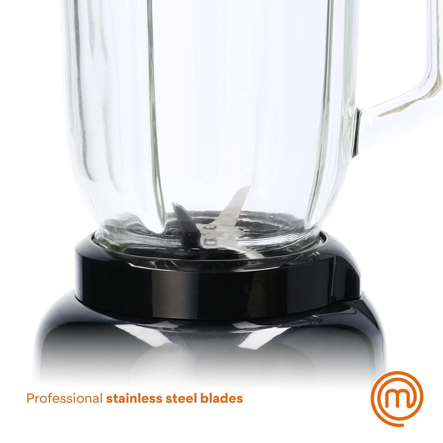 MasterChef 1.1-Qt. 300-Watt 2-Speed Table Blender with Glass Pitcher, VRD91910204001