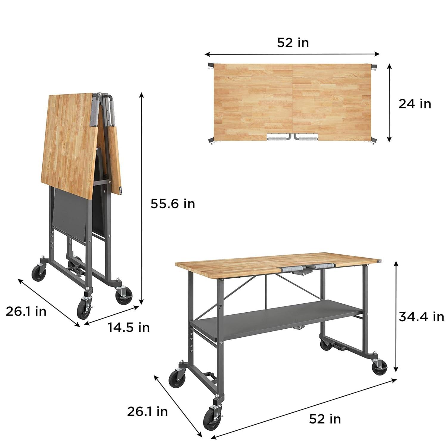 COSCO SmartFold Portable Workbench/Folding Utility Table