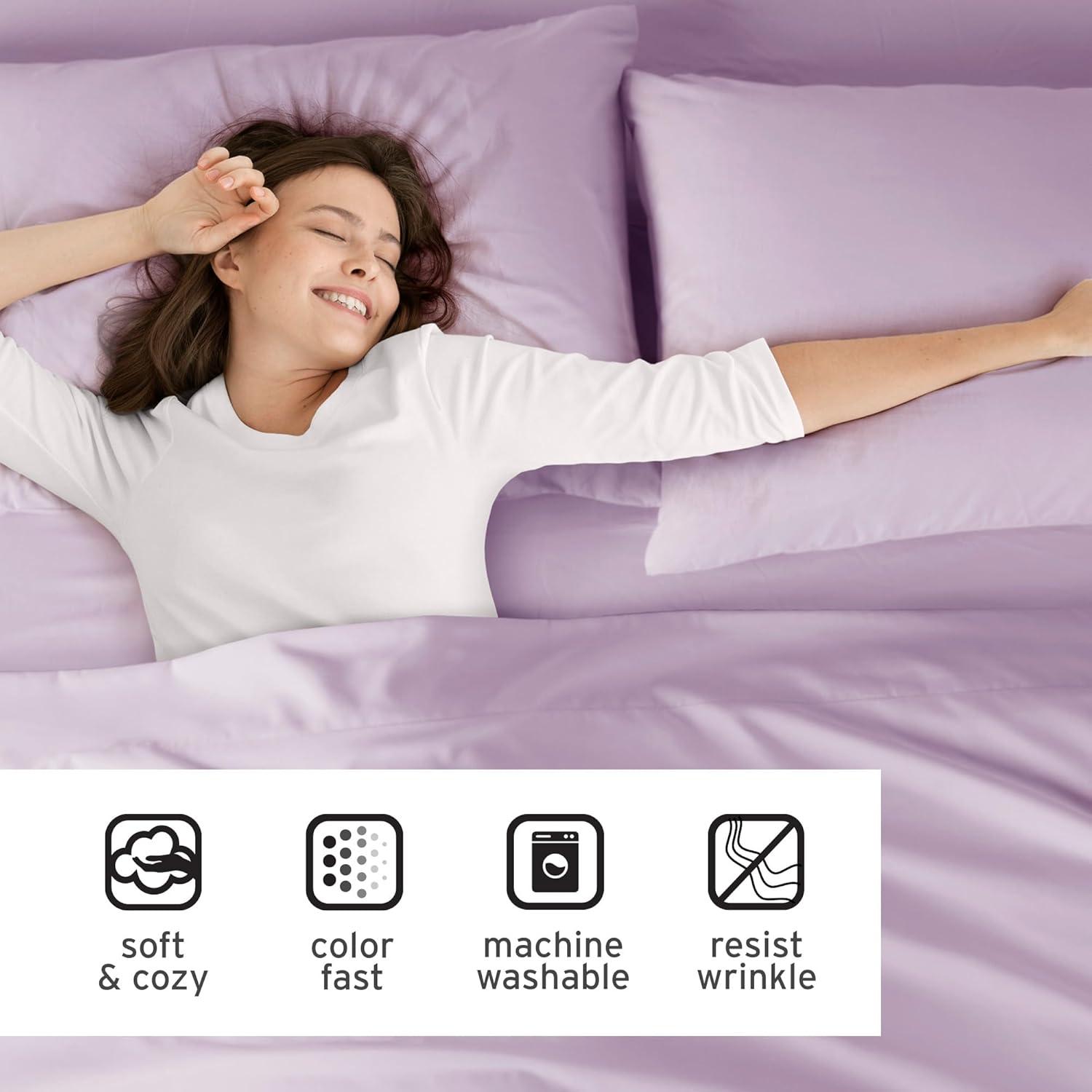 Intelligent Design Intelligent Design Microfiber All Season Soft Touch Sheet Set
