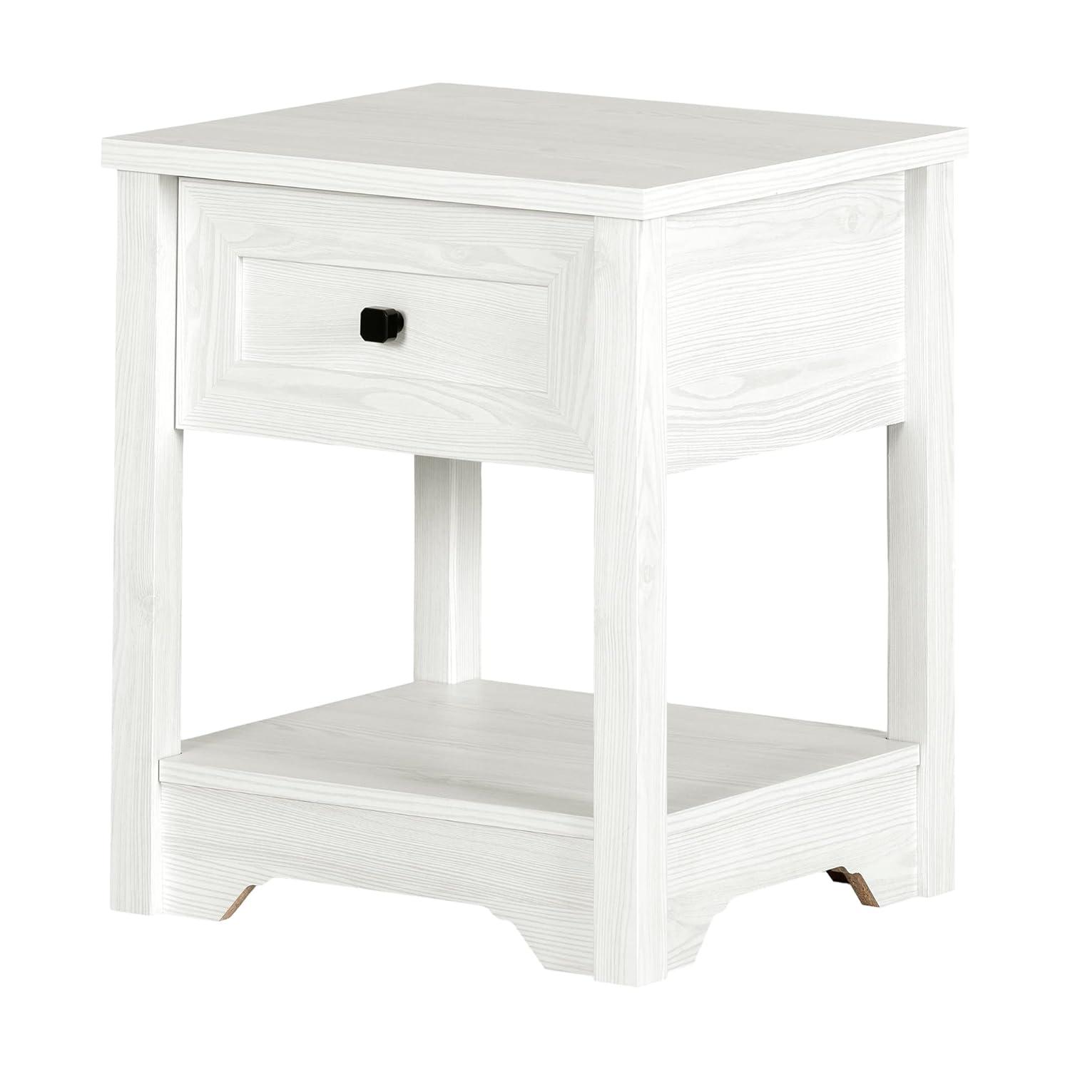 Farnel End Table Navy Blue - South Shore: Laminated Particle Board, 22.5" High, CARB Certified