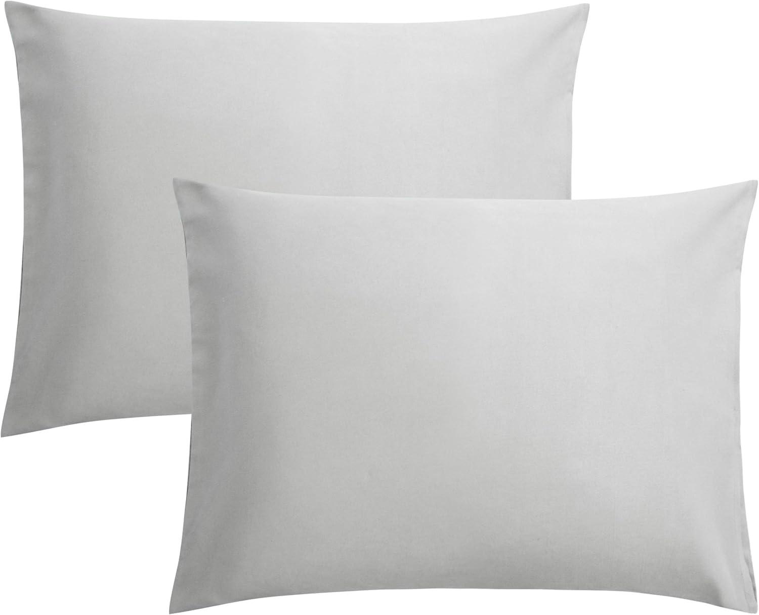 Microfiber Standard - Envelope - 20 x 26 Cloud Grey Pillowcase Set by Bare Home