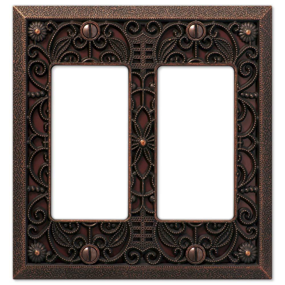 Filigree No Subject 2 - Gang Rocker Standard Wall Plate