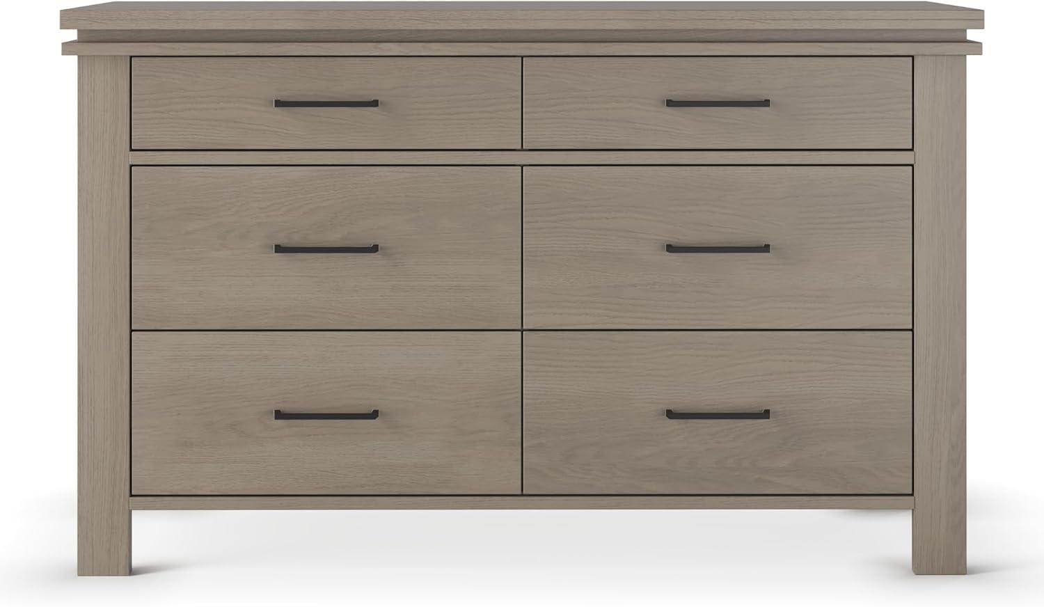 Child Craft Denman 55" Wide 6-Drawer Double Dresser