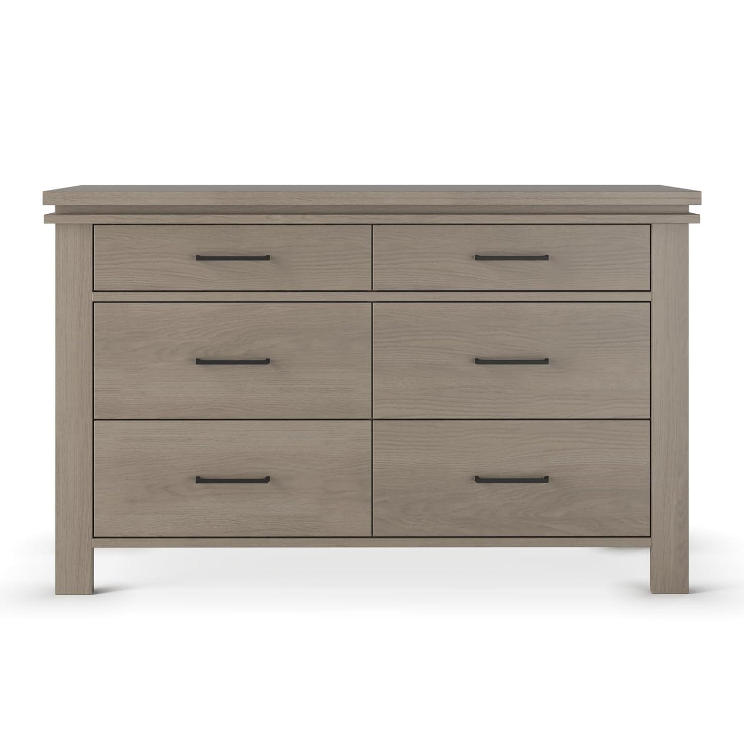 Child Craft Denman 55" Wide 6-Drawer Double Dresser