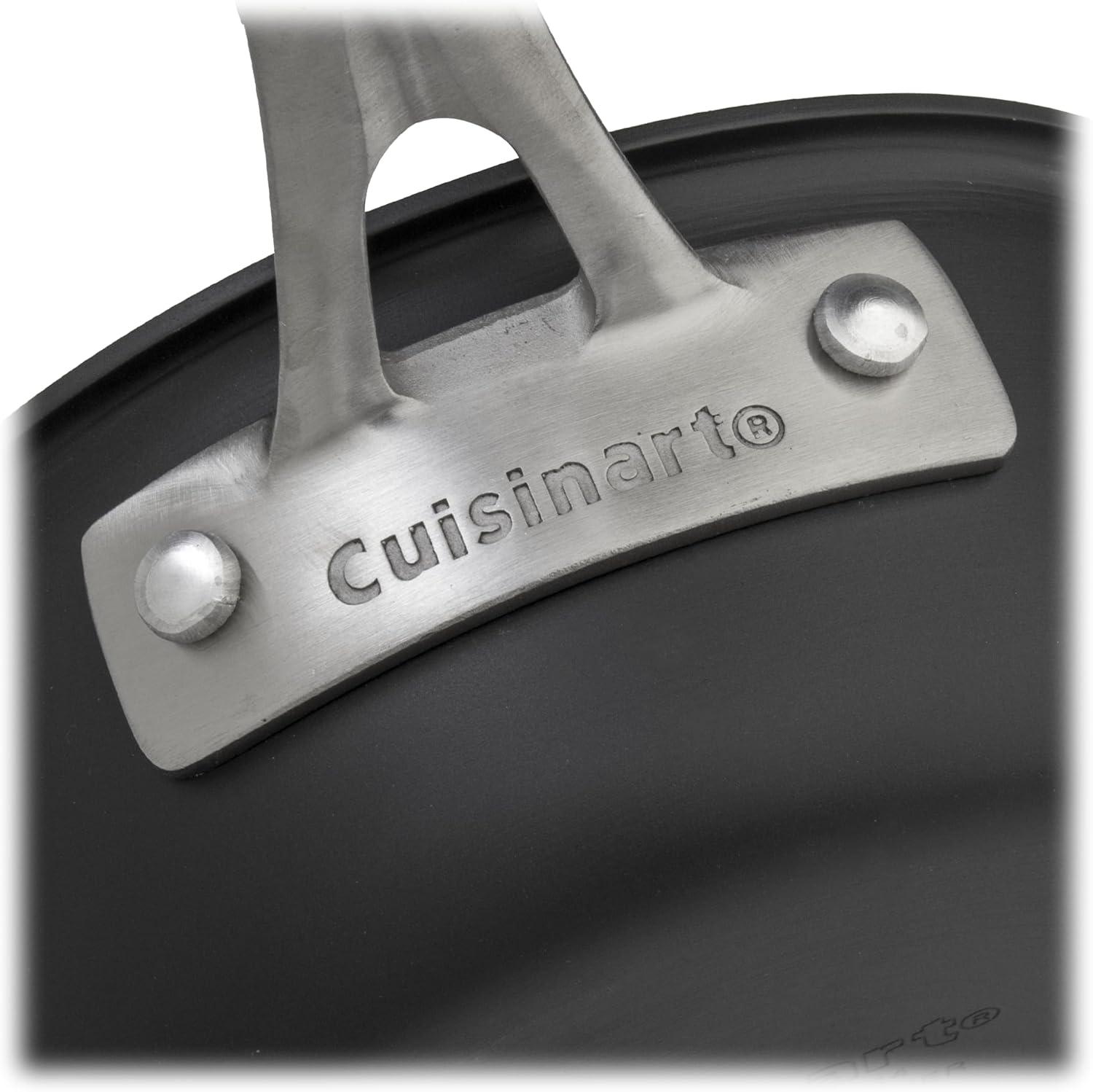 Cuisinart 11-Piece Black Aluminum Nonstick Cookware Set