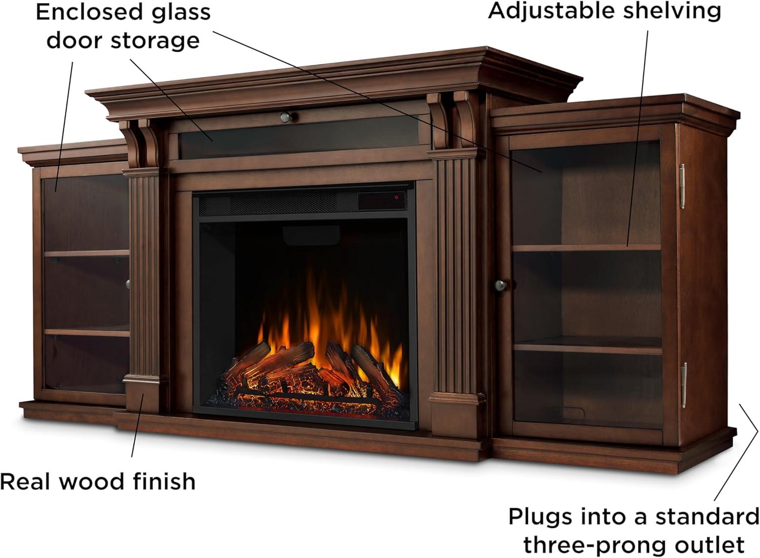 Calie 67'' TV Stand with Fireplace