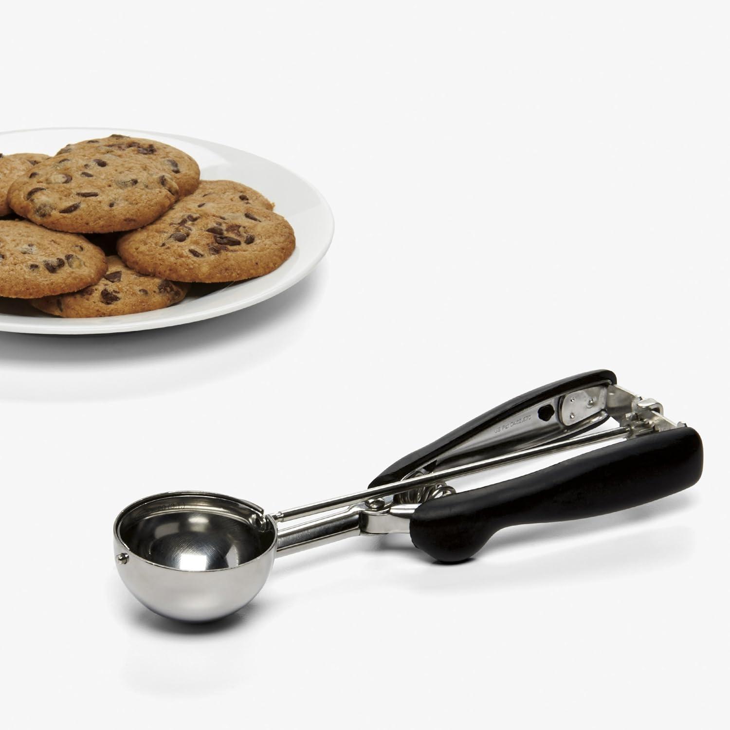 Large Stainless Steel Cookie Scoop with Non-slip Grip