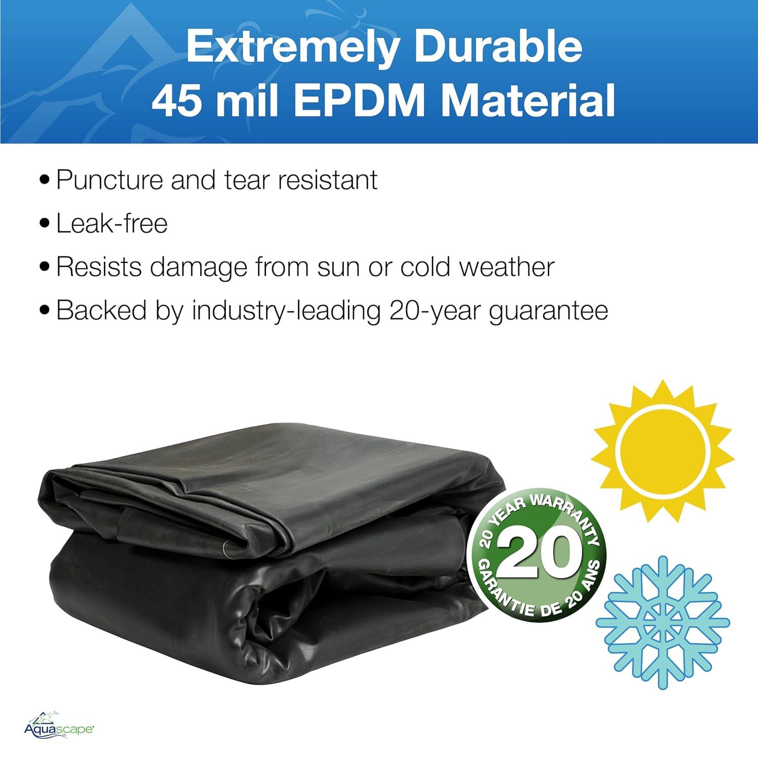 Aquascape EPDM 45 Mil Fish Safe Pond Liner