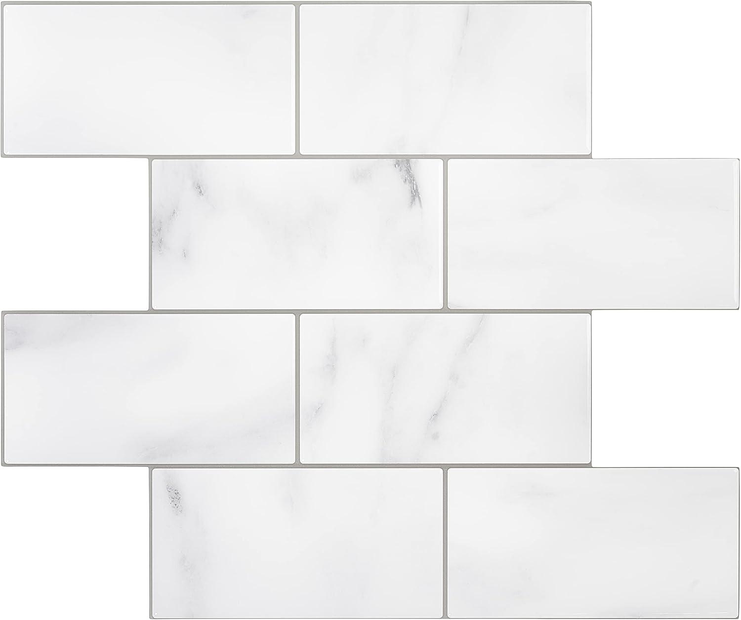 3'' W x 5'' L Gel Peel and Stick Subway Tile