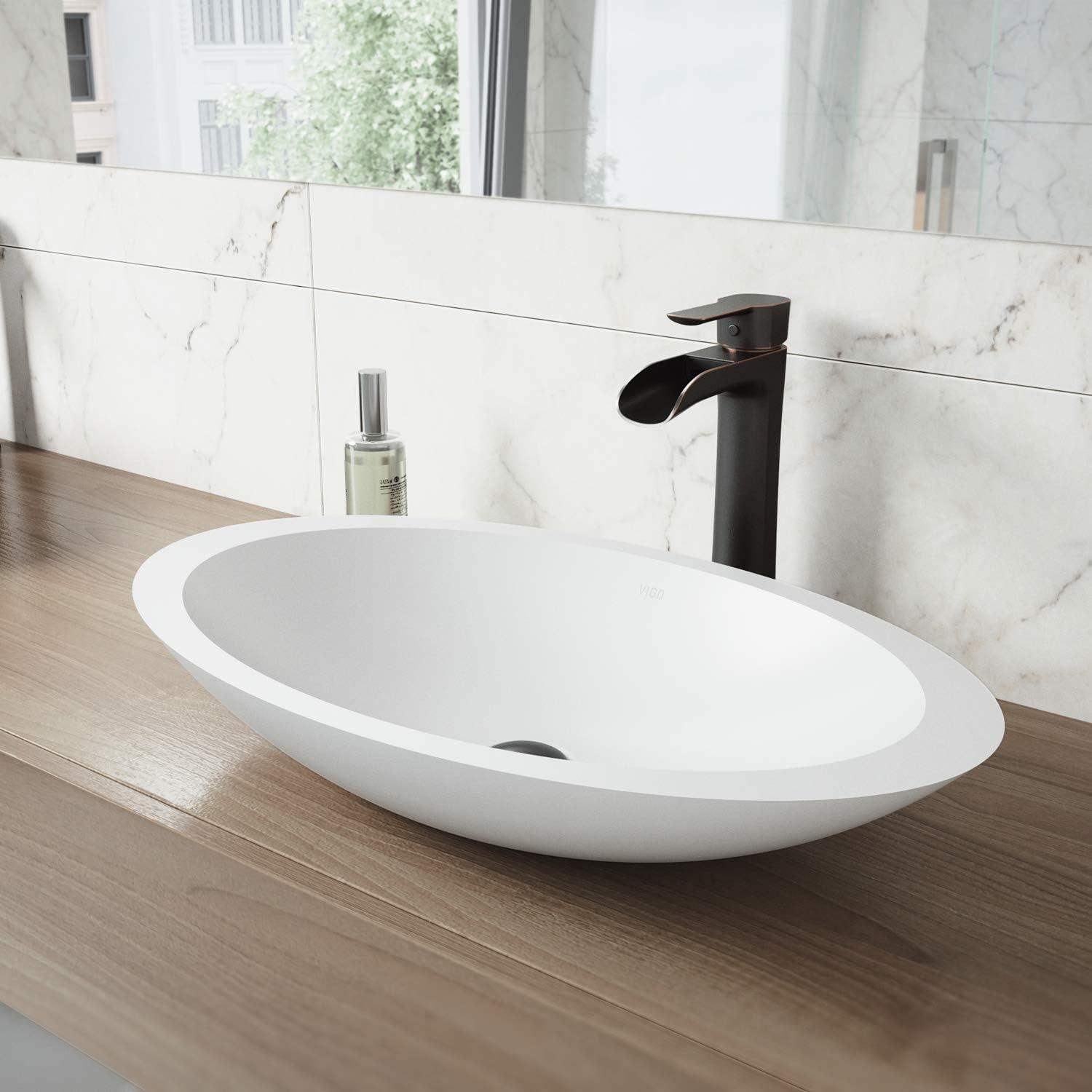 Niko 11" H Single Handle Vessel Sink Bathroom Faucetwith Pop-up Drain