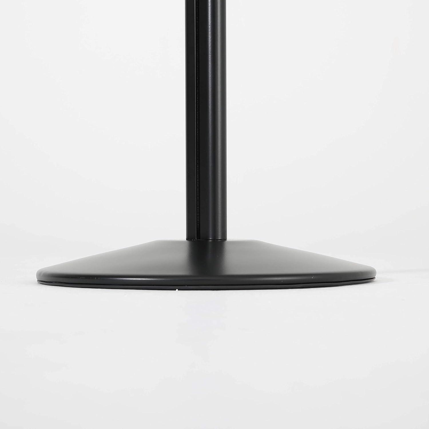 Black Aluminum Floor Standing Double-Sided Poster Holder