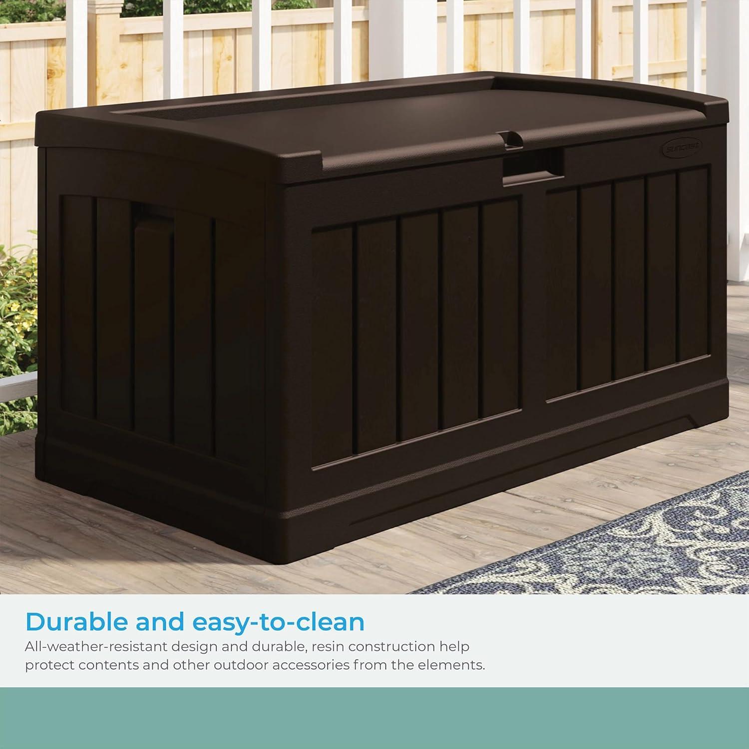 Suncast 50 Gallon Water Resistant Deck Box