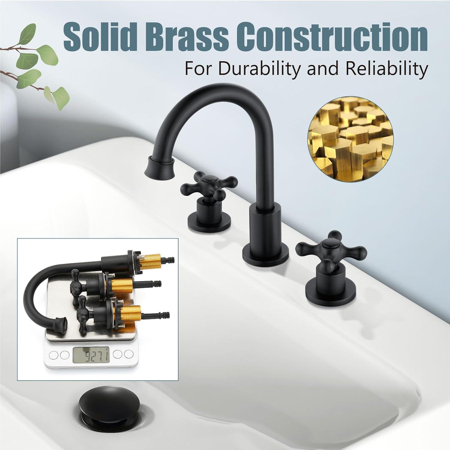 Widespread 2-handle Bathroom Faucet