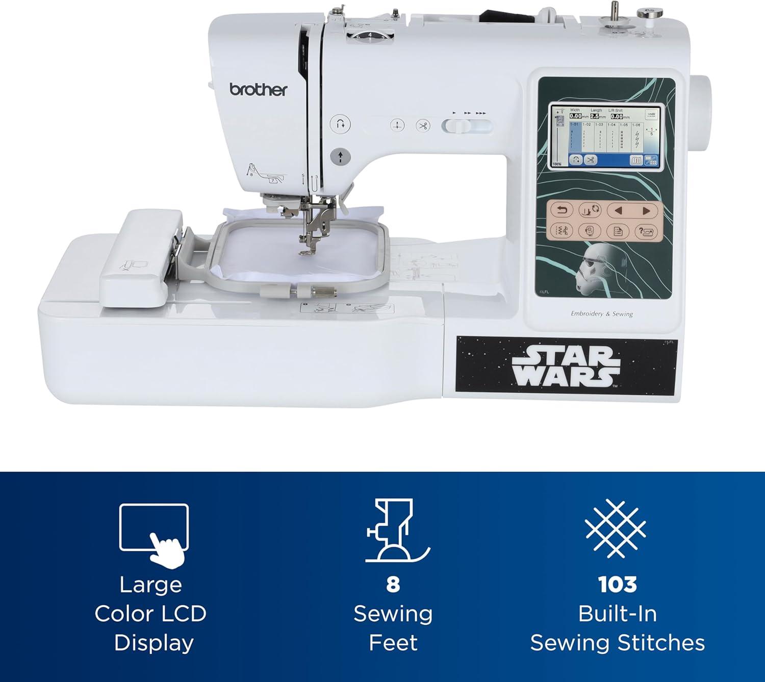 Brother LB5500S Star Wars 2-in-1 Combo Sewing & Embroidery Machine