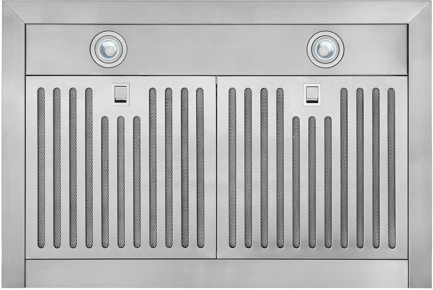 Broan 30" Classic Pyramid Chimney Hood, 450 CFM, LED, LOW PROFILE