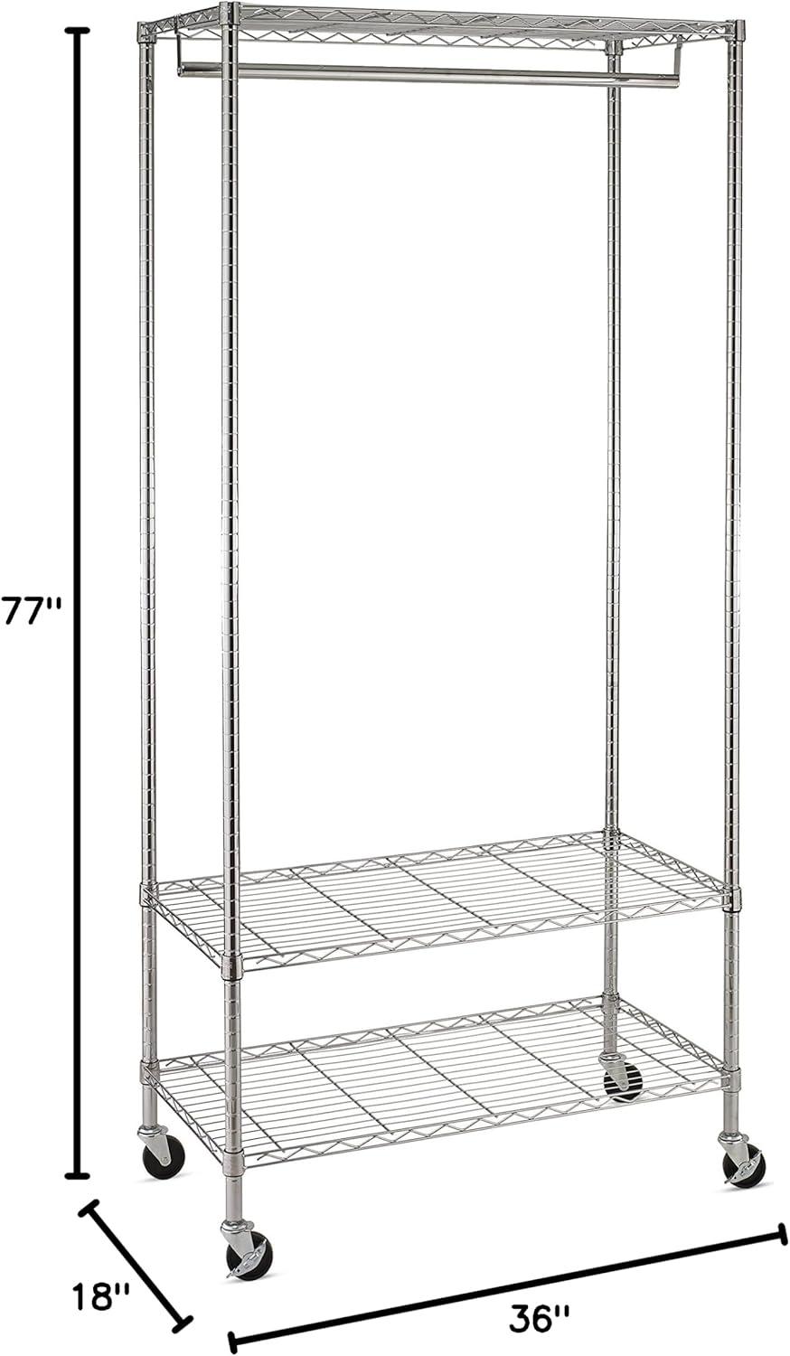 Honey-Can-Do 3 Shelf Deluxe Garment Rack