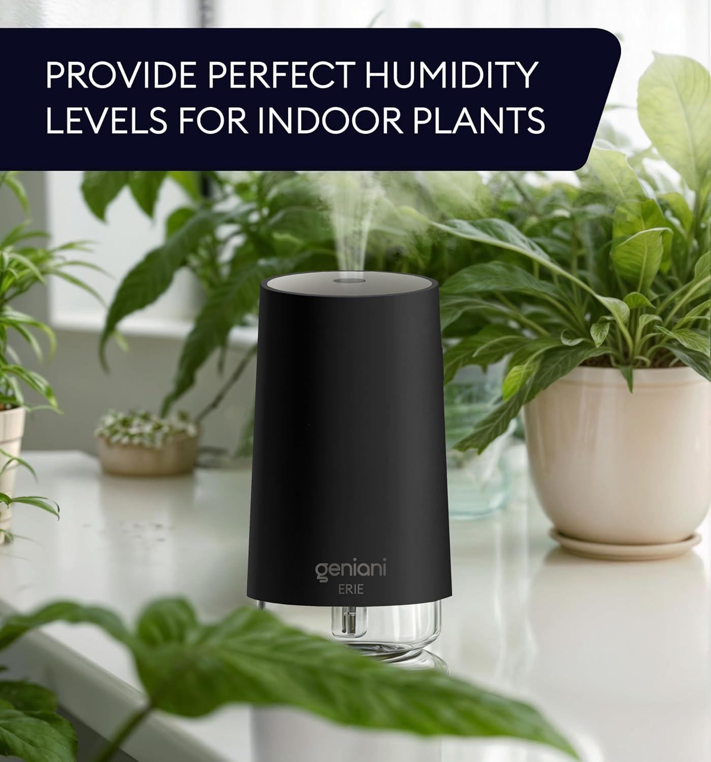 GENIANI Top Fill Cool Mist Humidifiers 4L with Essential Oil Tray for Home, Bedroom, Baby, Plants - Smart Mode, Quiet, Easy to Clean, Night Light