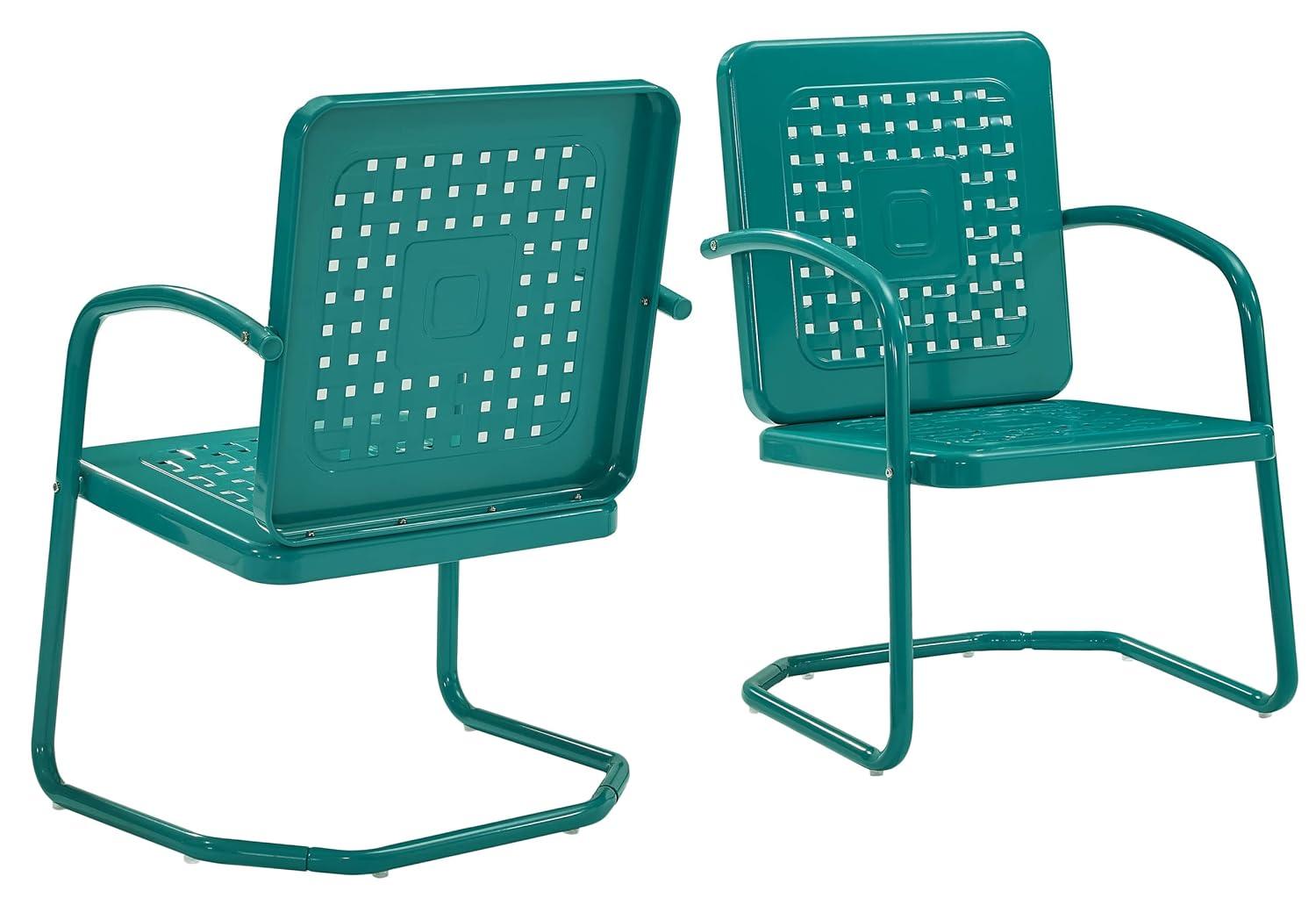 Kutcher Powder Coated Steel Outdoor Lounge Chair