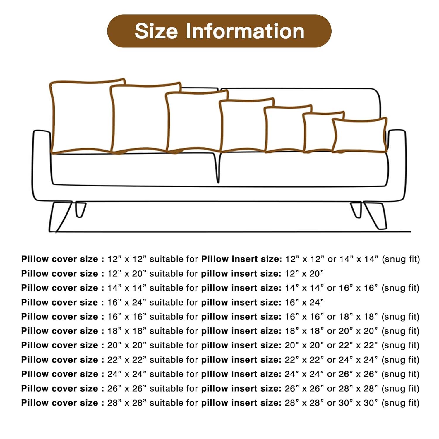 Phantoscope Soft Silky Velvet Series Decorative Throw Pillow, 18" x 18", True White, 1 Pack