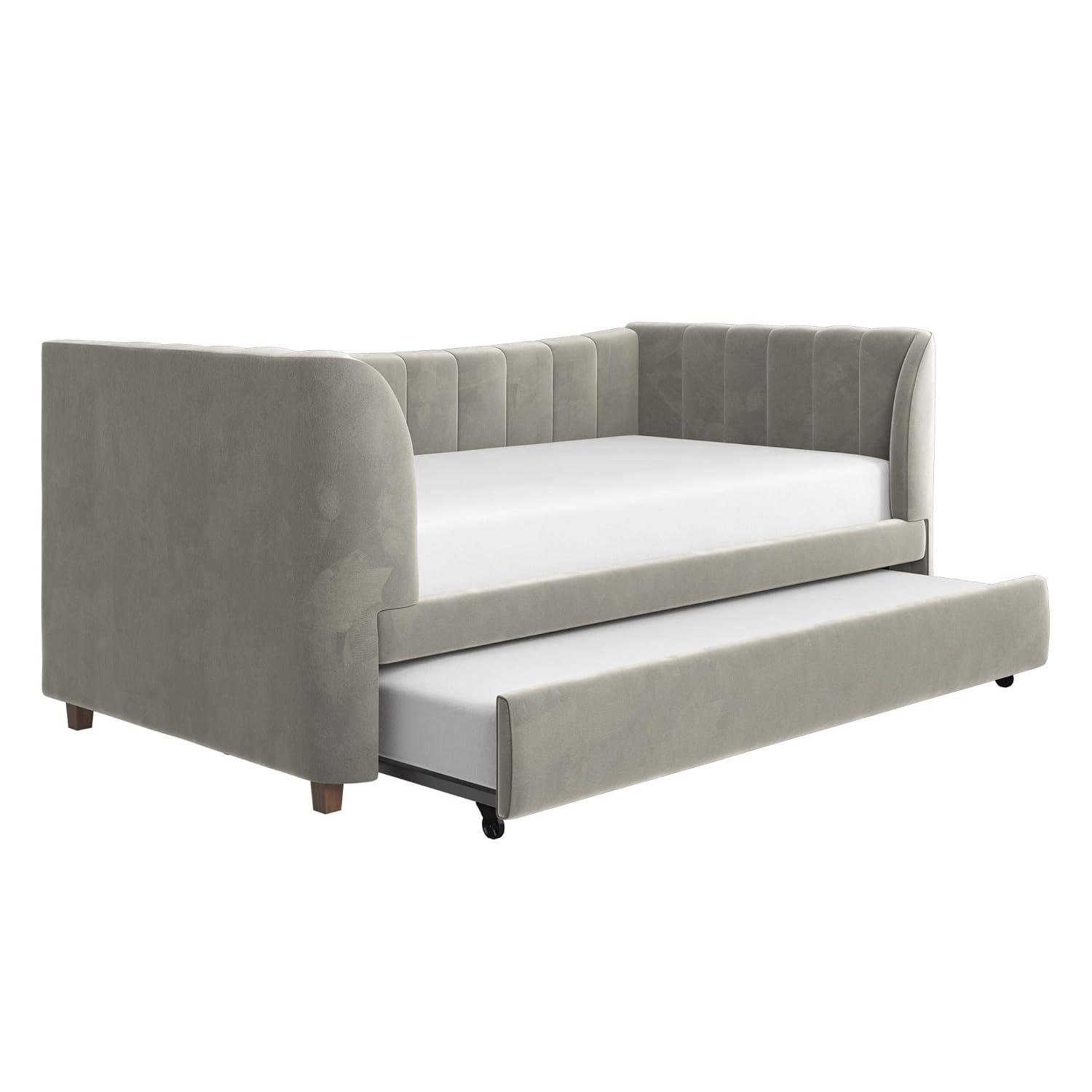 Valentina Twin Upholstered Daybed with Trundle