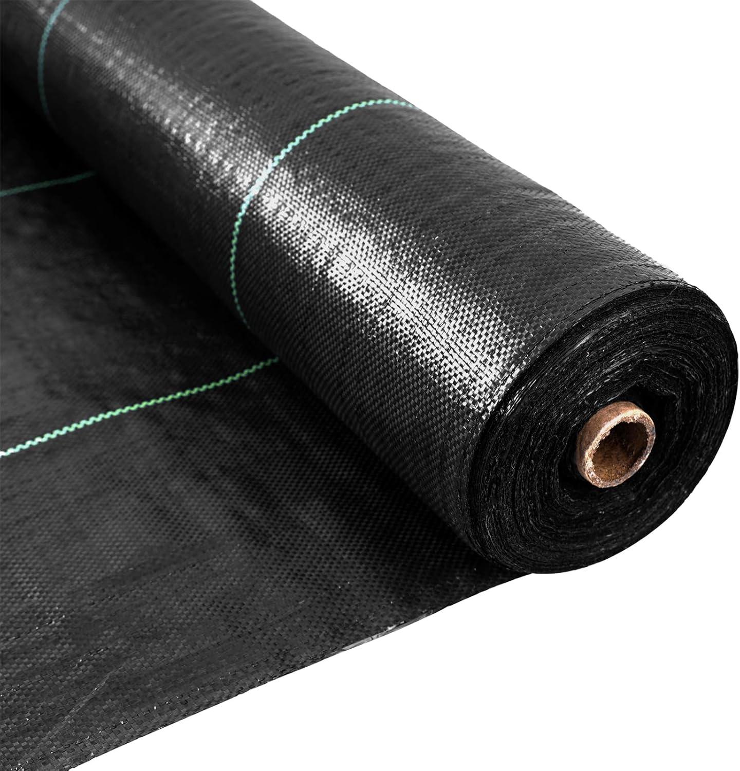 3FT x 50FT Weed Barrier Landscape Fabric Premium Heavy Duty with High Water Permeability and Breathability Woven Geotextile Fabric for Underlayment