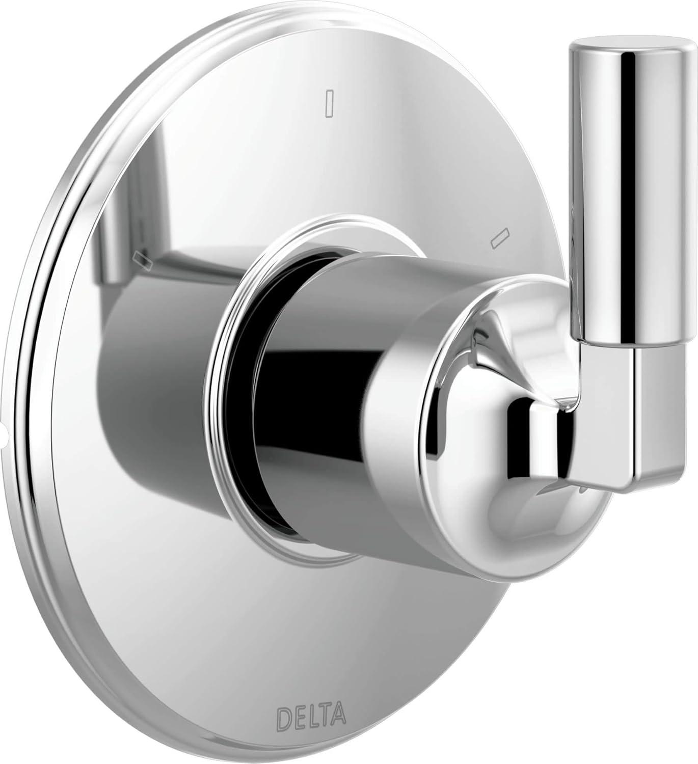 Chrome Wall-Mounted Three Function Diverter Valve Trim