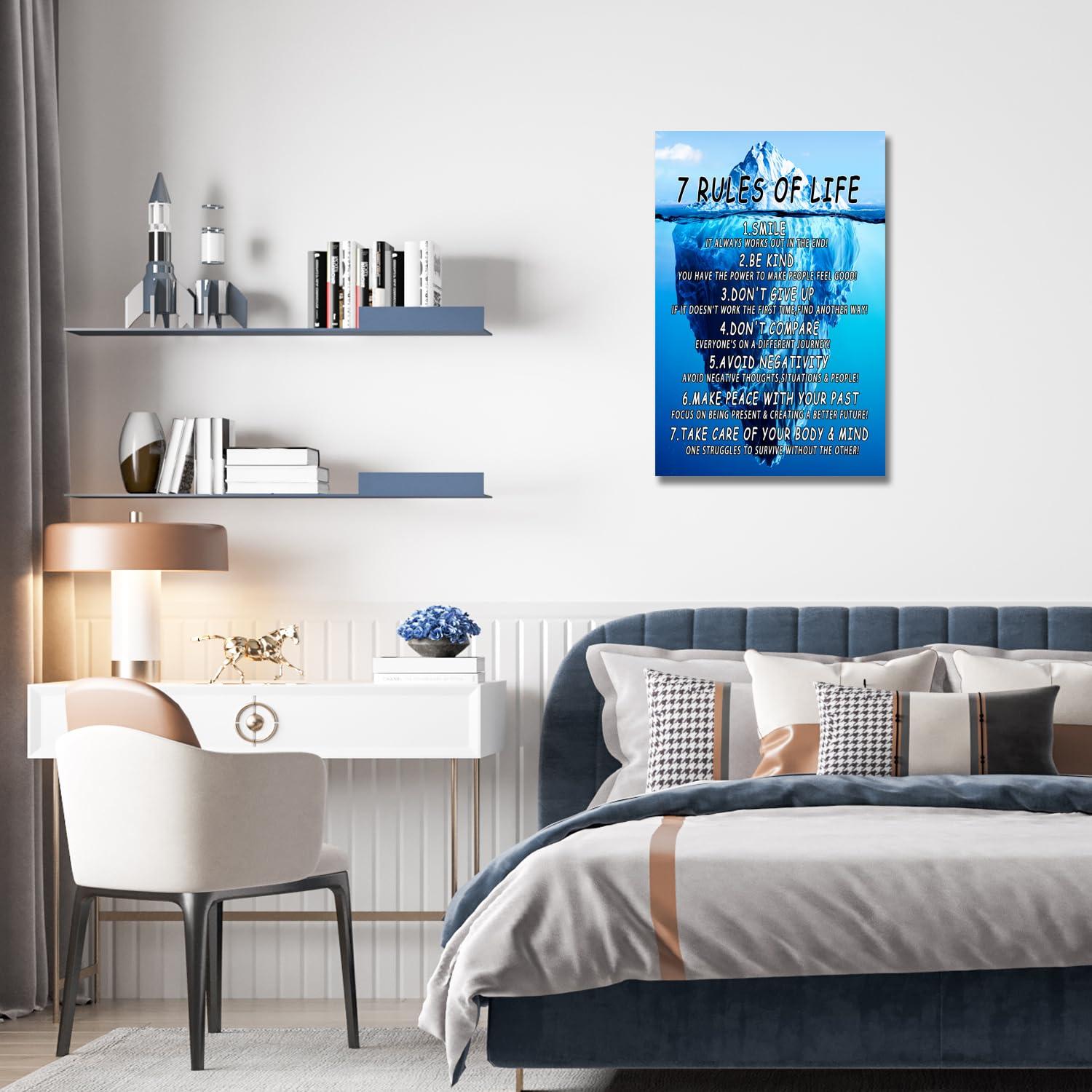 Modern Black Framed Highland Cow Wall Art Minimalist Bathroom Wall Decor Cute Funny Animals Artwork Canvas Prints Ready to Hang for Guest Bathroom, Hotel, Condo, Kids Bathroom, 12”x16”