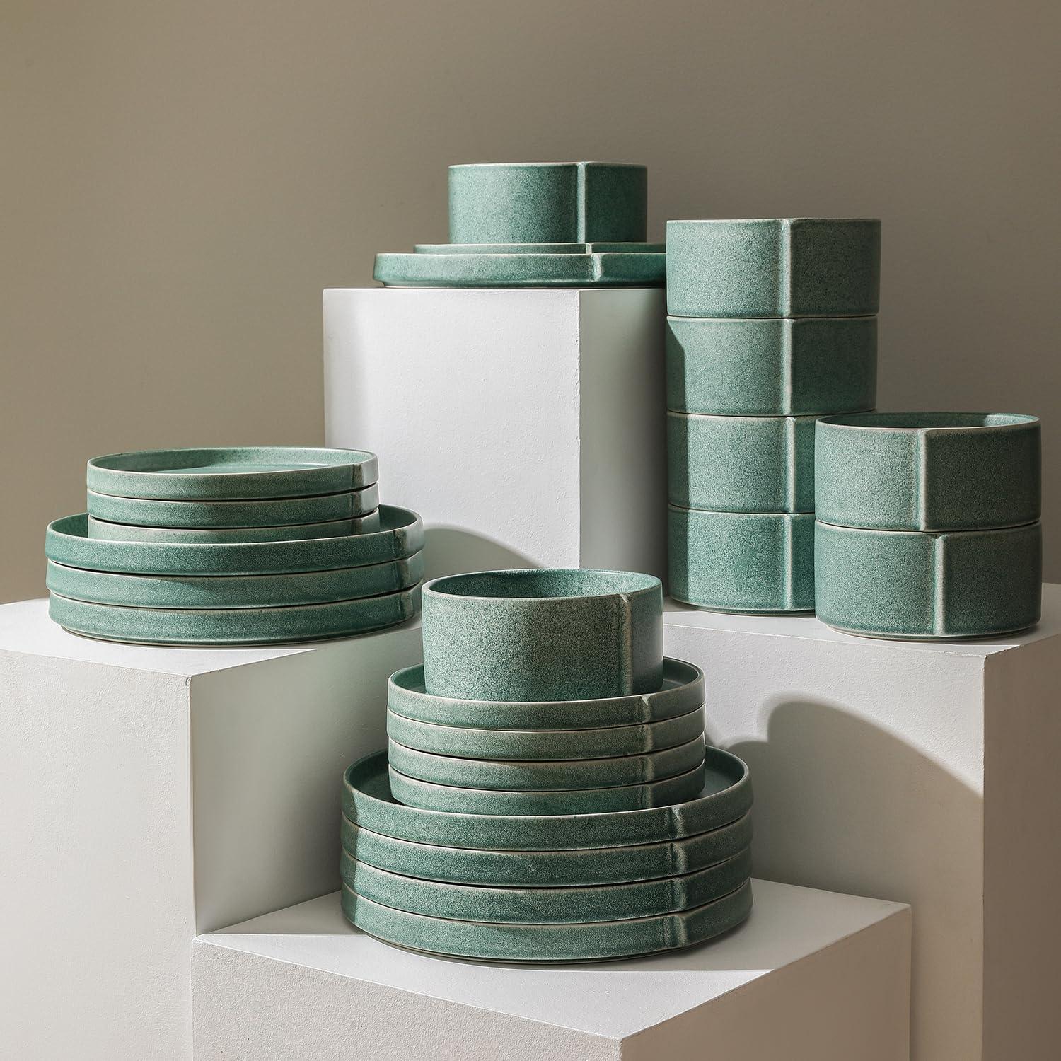 Stone Lain Bao 24-Piece Dinnerware Set Stoneware