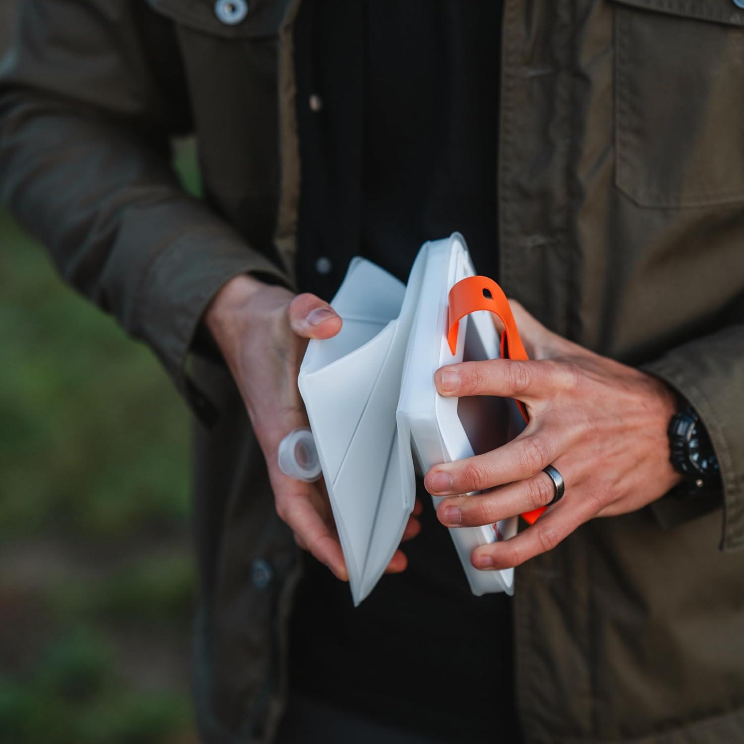 LuminAID Max QI Inflatable Solar Lantern and Charger