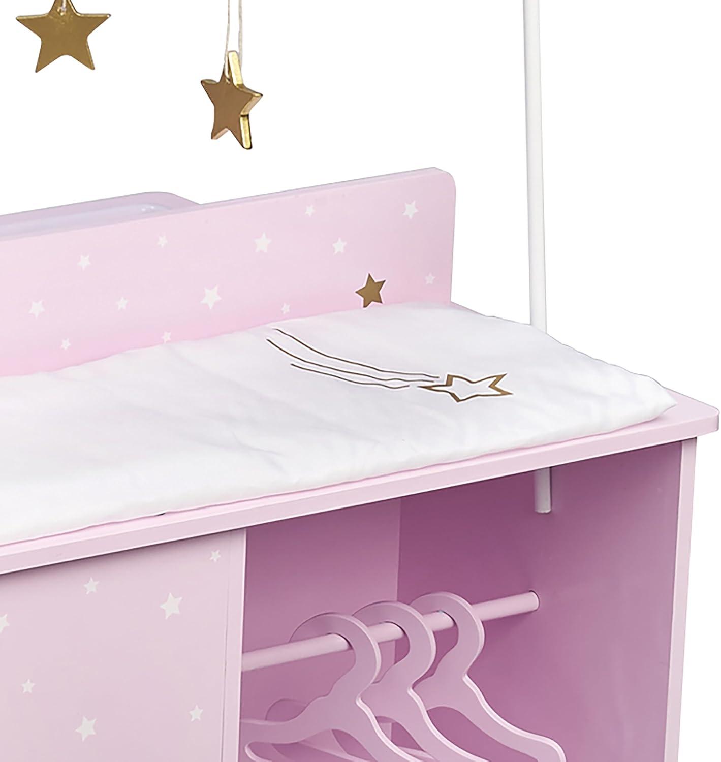 Teamson Kids Olivia's Little World Wooden Doll Changing Station