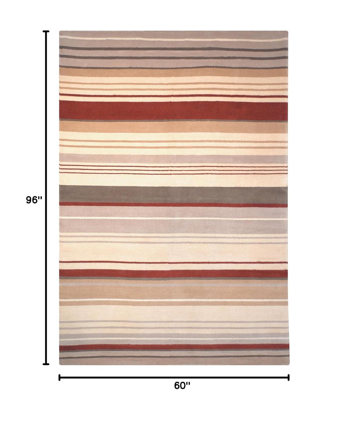 Safavieh Lexington Hand Tufted Wool Pile Striped Rug