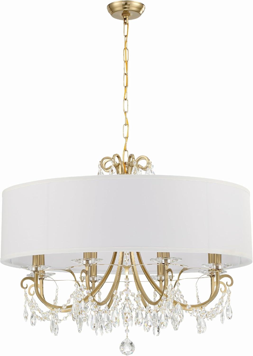 Crystorama Lighting Othello 8 - Light Chandelier in  Vibrant Gold