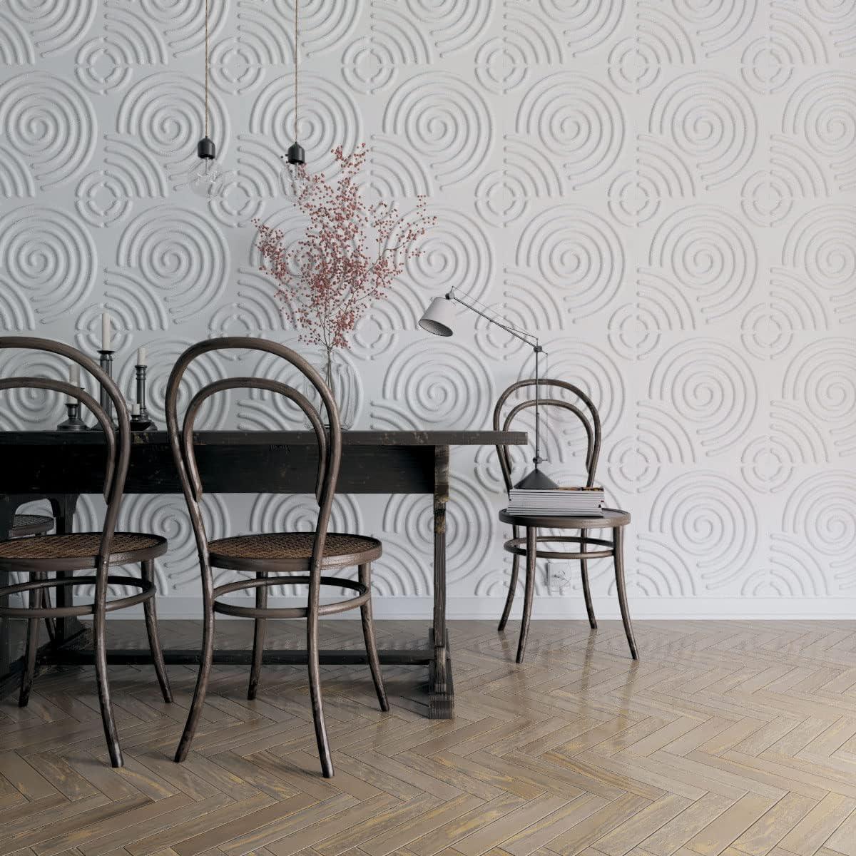 Ekena Millwork Spiral EnduraWall Decorative 3D Wall Panel (Set of 10)