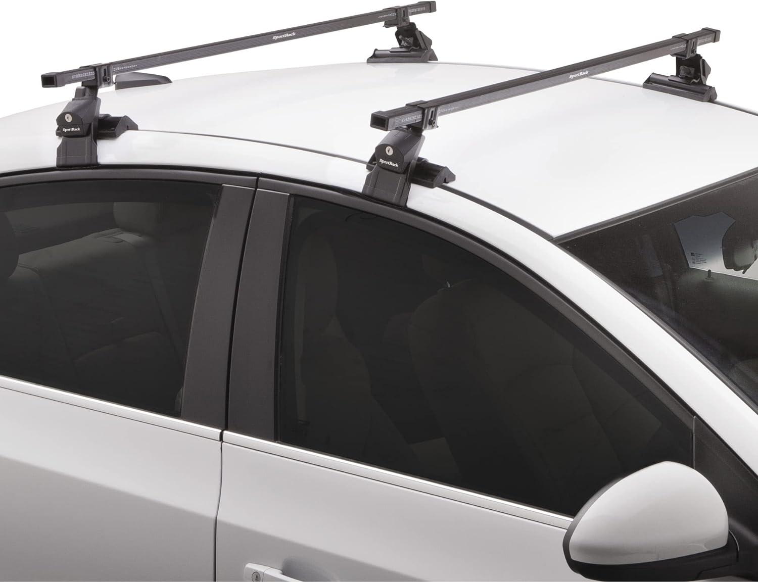 Black Steel Complete Roof Rack System for Cars