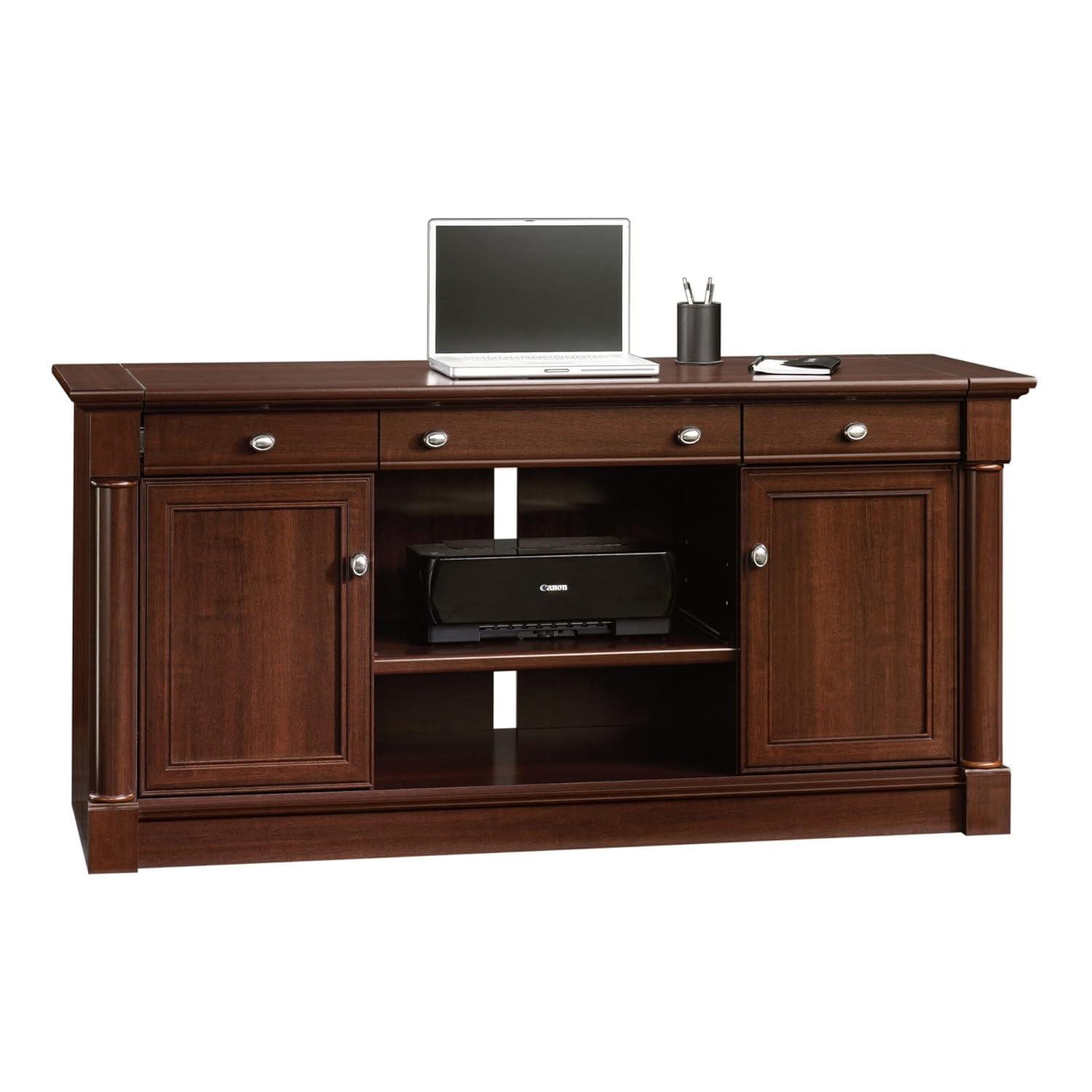 Sauder Palladia Credenza, Select Cherry Finish