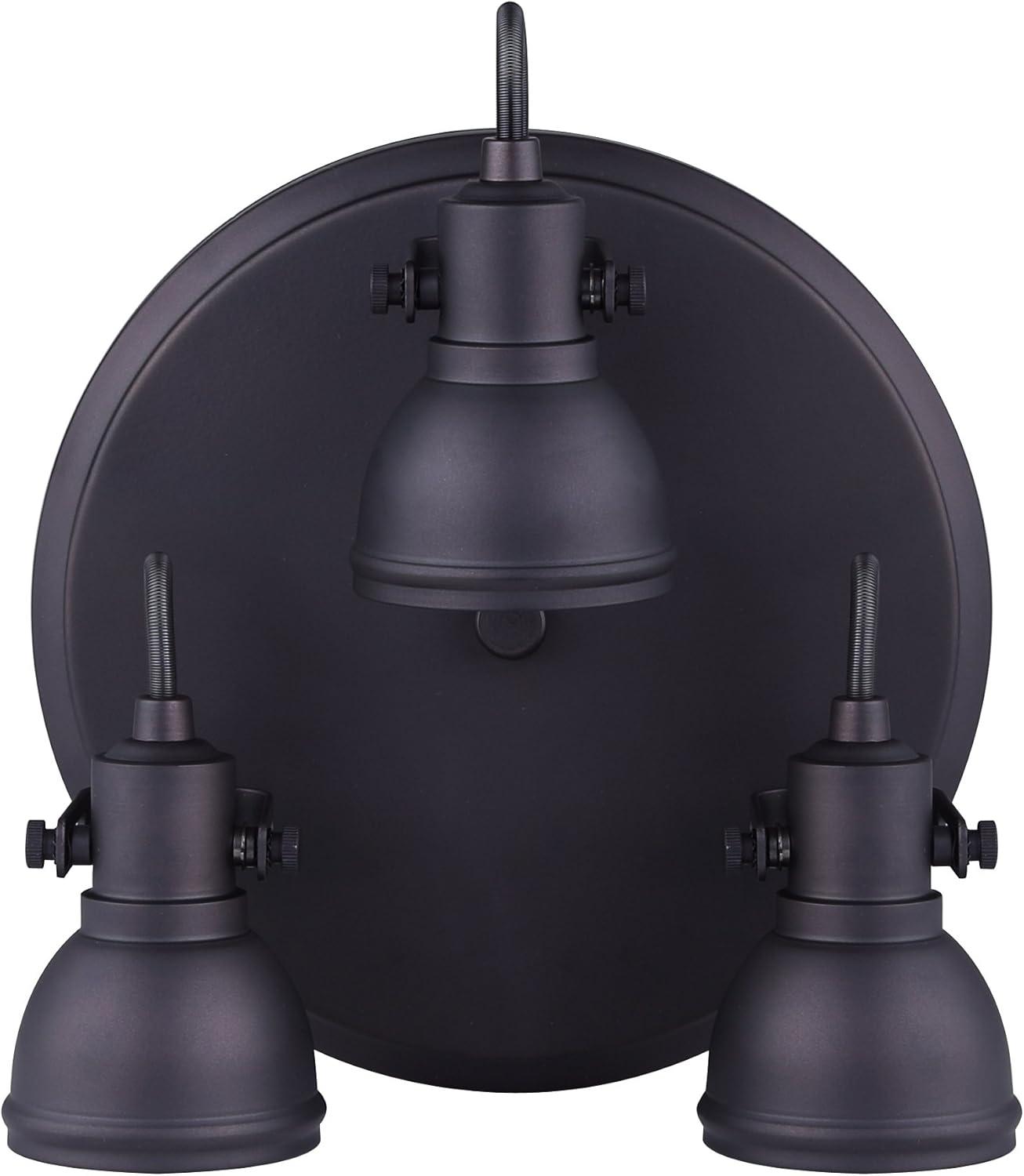 Oil Rubbed Bronze Adjustable 3-Light Track Fixture