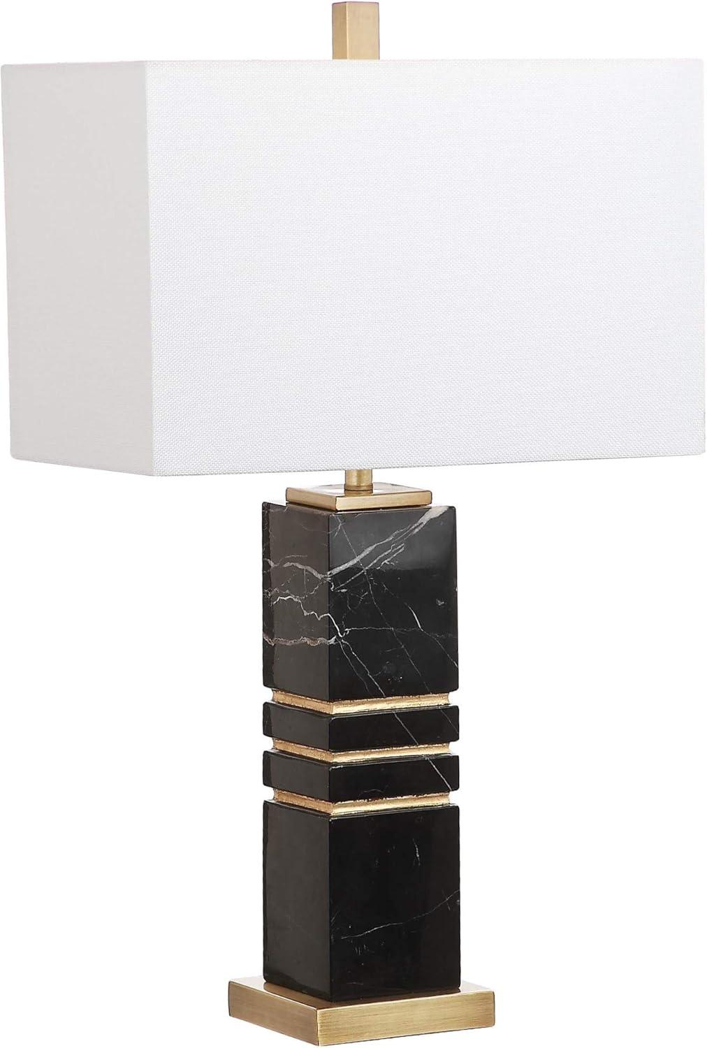 Everly Quinn Tonna Marble Table Lamp