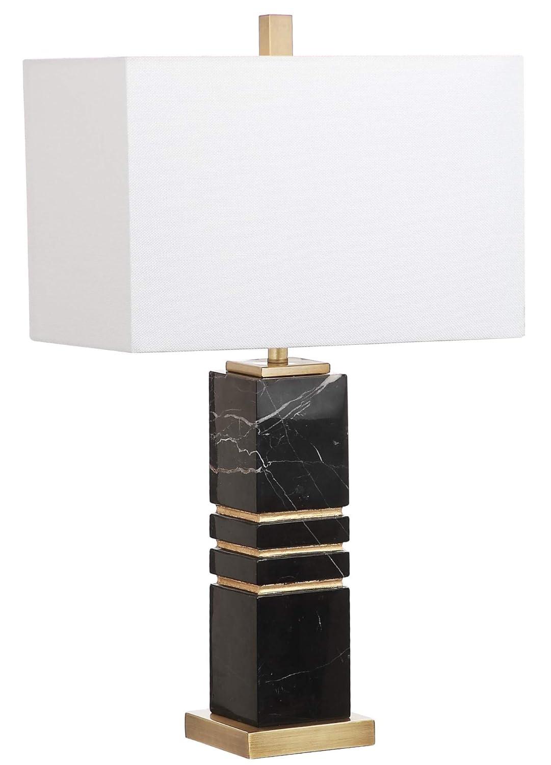 Everly Quinn Tonna Marble Table Lamp