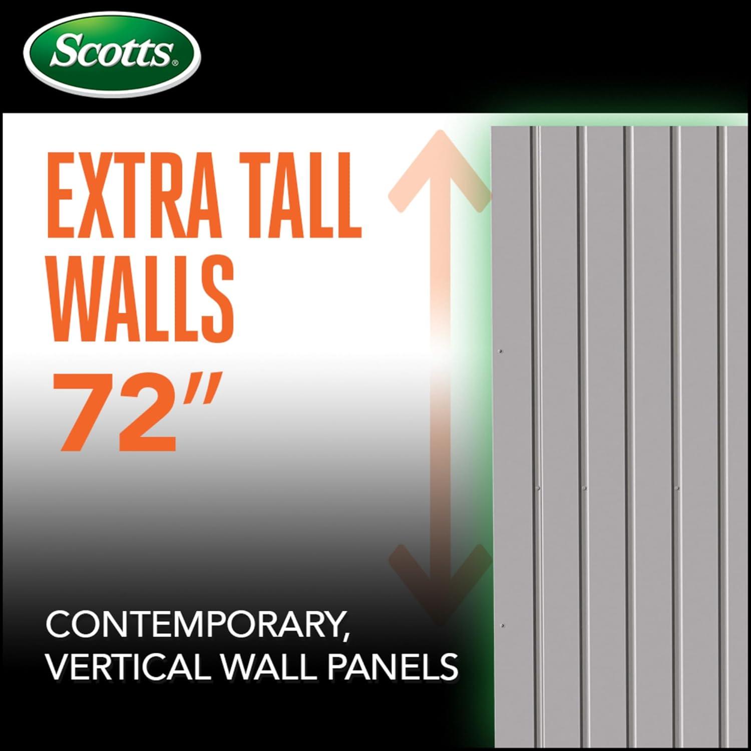 Scotts Lawn Care Storage Shed, 10x14, Green