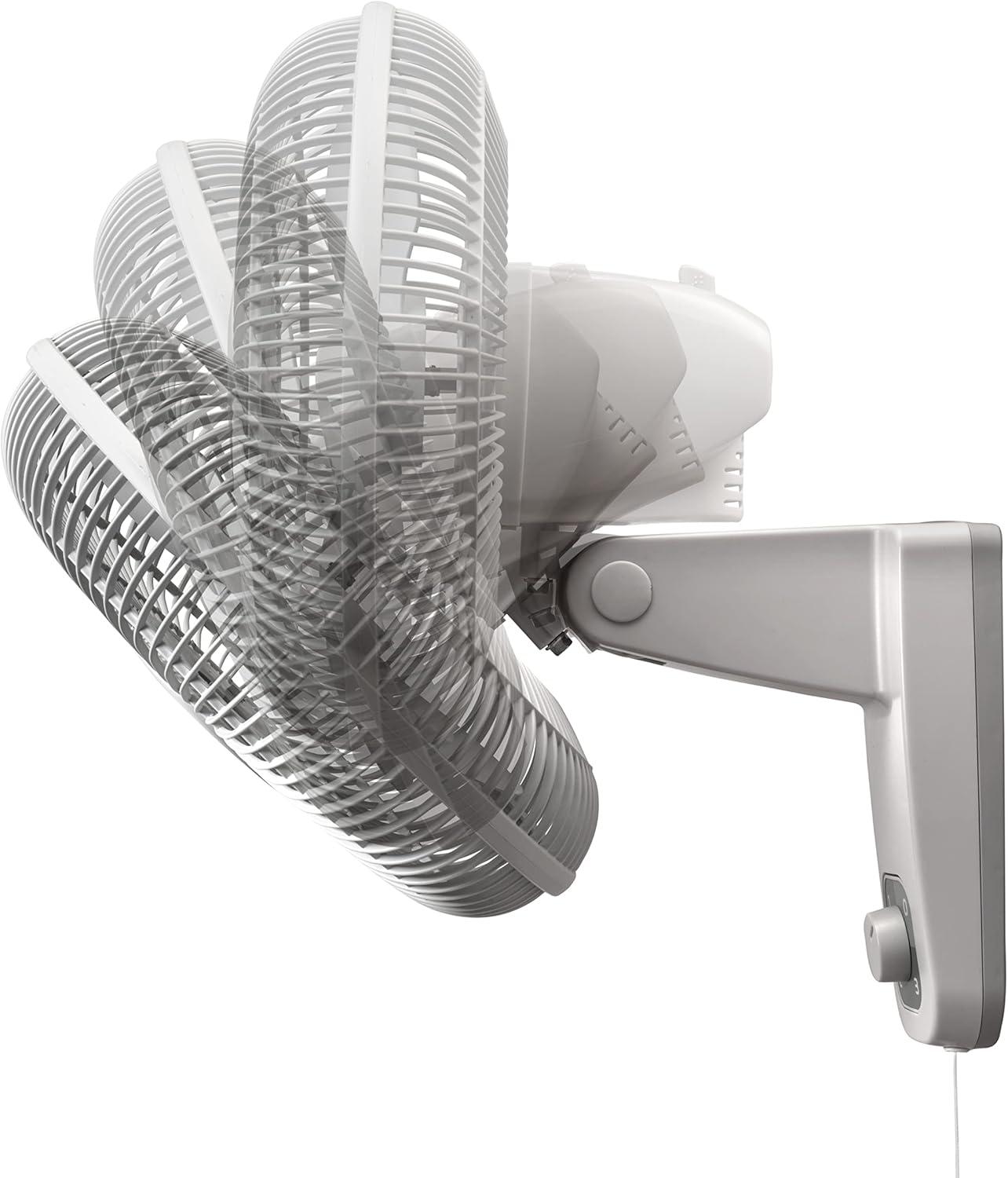 Lasko 12" Oscillating Wall Mounted Fan